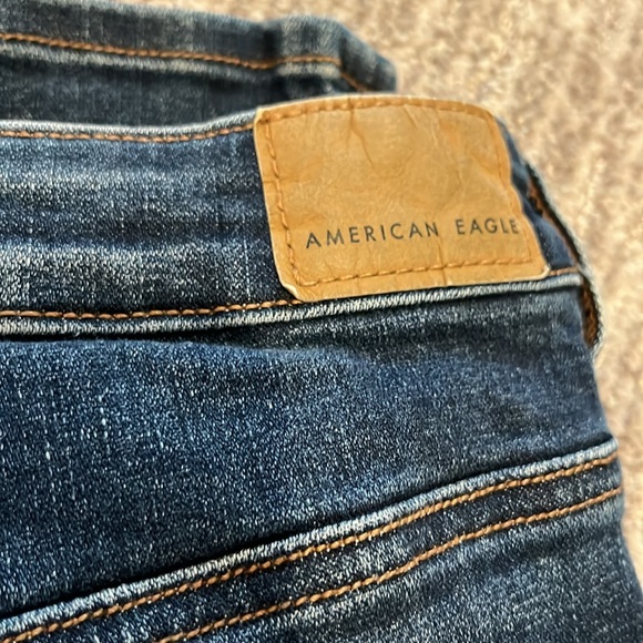 AMERICAN EAGLE - women’s super stretch highest rise jegging size 4 regular - Picture 6 of 7